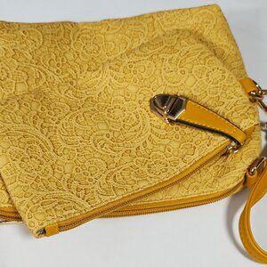 Makeup Bag Cosmetic Gold Vintage Clutch Travel